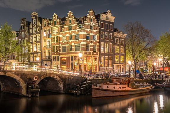 Amsterdam bei Nacht | Marinapark Volendam