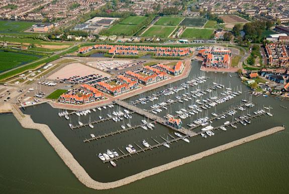 Luftbild des Parks | Marinapark Volendam